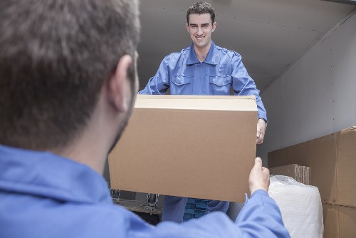 Removal team helping with a home move in Brixton