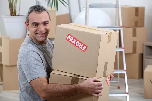 Removal team helping with a home move in Brixton
