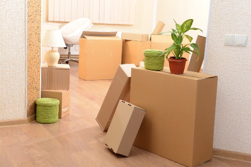 Commercial removals van for Brixton business move