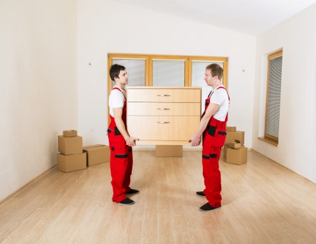 Customer booking details and service confirmation for a van move